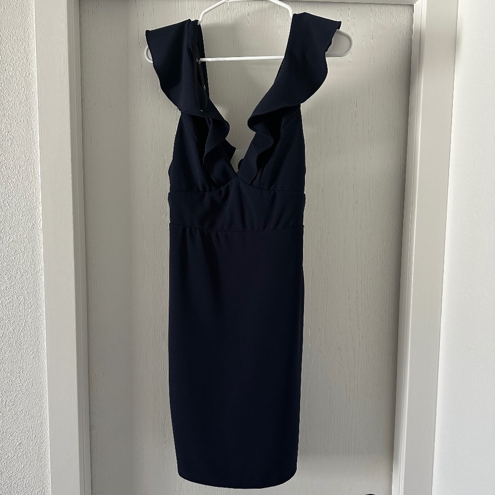Lulus Navy Cocktail Dress